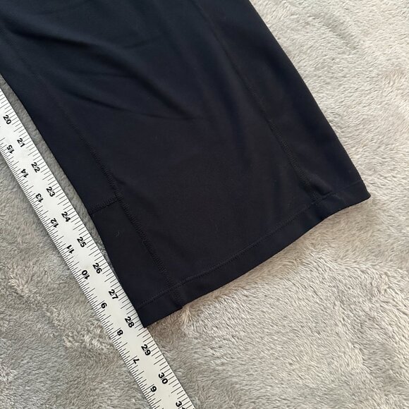 Title Nine Black Straight Leg Stretch Split Back Pants Women's SMALL - Picture 6 of 6